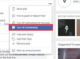 When you click on it, you'll see the option to hide comment or embed.. How To Turn Off Comments On Your Facebook Post Latest Update