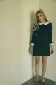 Pin By Ileane Mcgettigan On Vintage Clothing Black Collared Dress Black Mod Dress Peter Pan Collar Dress