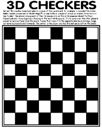 Free coloring pages of kids heroes. 3d Checkers Coloring Page Crayola Com