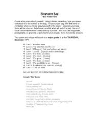 Check spelling or type a new query. Bio Poem Adv