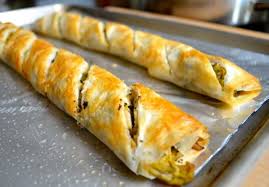 They're both known for layers of dough. Curry Lime Chicken Phyllo Rolls The Woks Of Life
