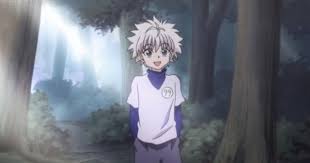 Killua Boy Male Beautiful Short Hair Spiky Hair Shirt Adorable Pretty Tree Beauty Guy Anime Pant Kawaii Nic Hunter X Hunter Killua Hunter Anime
