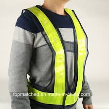 For example, police officers wear blue, firefighters wear red what color is best? China Blue Mesh Led Reflective Safety Vest China Safety Wear And Reflective Running Vest Price