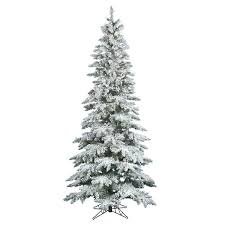 Buy products such as best choice products 9ft premium holiday christmas pine tree w/ snow flocked branches, foldable metal base at walmart and save. Vickerman 9 Ft Warm White Pre Lit Flocked Slim Utica Fir Artificial Christmas Tree