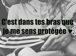 J'suis éprise de toi, totalement barge de toi. C Est Dans Tes Bras Que Je Me Sens Protegee 3