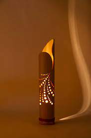 Mini woven bamboo wicker lamp with wooden base, farmhouse decor, rustic desk lamp, small bedside table lamp, dimming wood lamp, boho lamp. Bamboo Lamp Mutare Lighting Bambooban