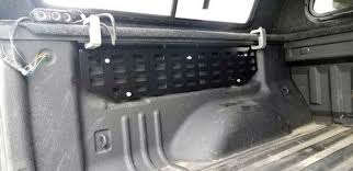Chevy Colorado Bed Side Molle Panel Chevy Colorado Accessories Chevy Colorado Work Truck Storage