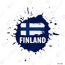 Versand möglich für 2 euro. Finnische Flagge Vektorillustration Auf Weissem Hintergrund Stock Vektorgrafi Crushpixel