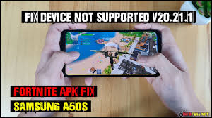 Click on the link below to download fortnite installer. Fortnite Apk Fix Device Not Supported For Samsung A50s V20 21 1 Youtube