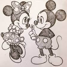 All the best mickey and minnie mouse drawing 38+ collected on this page. Mickey And Minnie Mickey Drawing Mickey Mouse Drawings Cute Drawings Of Love