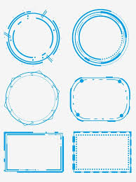 Simple Line Blue Futuristic Technology Border Box Round Dialog Technology Border Blue Border Simple Png Transparent Clipart Image And Psd File For Free Down Futuristic Technology Futuristic Future Technology Concept