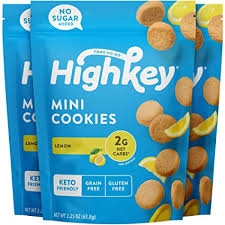 Bake on greased cookie sheet at 375 degrees for 10 3. Highkey Low Carb Lemon Cookies 3 Pack Of Keto Snacks No Sugar Added Treats Grain Gluten Free Food Healthy Foods Paleo Ketogenic Diabetic Diet Friendly Sweets Protein Cookie Dessert