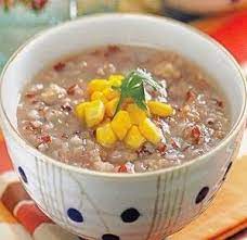 Resep Bubur Ayam Beras Merah Makanan Sehat Resep Masakan Sehat Makanan