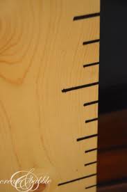 how to make a growth chart ruler create and babble