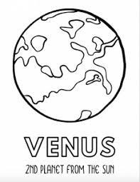 Venus is the brightest object in earth's evening sky after the moon, venus is the earth's closest planet and could be, on some cases, seen to the bare eye in broad daylight. Space Coloring Sheets That Teach Planet Order Views From A Step Stool