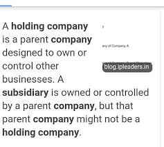 Entering a new location can mean improved revenue and business expansion that would not be possible in the home country. Difference Between Holding Company And Subsidary Company Brainly In