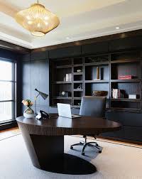 Dailyproductpick The Orbit Desk By Douglas Design Studio Uses Macassar Ebony For A Striking Modern Office Interiors Home Office Design Modern Home Office Desk