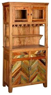 See more ideas about diy liquor cabinet, liquor cabinet, cabinet. Solid Reclaimed Wood Tall Bar Hutch Cabinet With Glass Stem Rack Farmhouse Wine And Bar Cabinets By Sierra Living Concepts Houzz