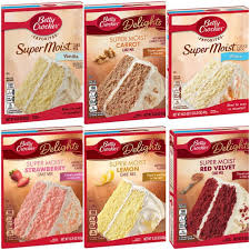 Instant pudding doesn't have the same consistency as the cook and serve, and the cake mix needs to be just add water. Betty Crocker Super Moist Lemon Carrot Strawberry White Vanilla Red Velvet German Choc Cake Tepung Kek Instant Premix Shopee Malaysia