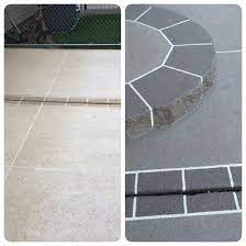 Schnelle lieferung und 100 tage rückgaberecht. Before And After Our Patio Re Do Using Granite Grip Fromhome Depot Before And After Patio Outdoor Wall Decor Backyard Concrete