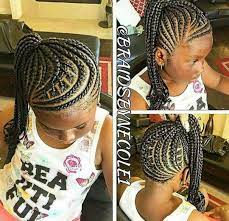 Pin By African American Hairstyles On Loc Braids Twist And More Little Girl Braids Cornrow Styles For Girls Hair Styles