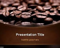 Coffee Beans Powerpoint Template Free Coffee Coffee Presentation Food