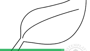 Free printable leaf coloring pages for kids. Big Leaf Coloring Page Flowers Templates