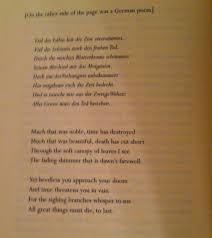 A German Poem From A Book Poems Poetry Books