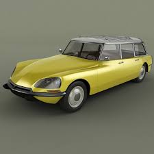 3d Model Of 1968 Citroen Ds 21 3d Model Citroen Ds Citroen Ds21 Citroen