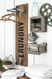 Custom light fixtures fabricated from smudge pots. 45 Best Vintage Laundry Room Decor Ideas And Designs For 2021