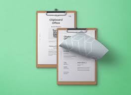 Download Free Paper Clipboard A4 Flyer Mockup Psd Good Mockups