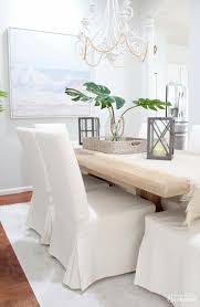 Never used but fully assembled! Why I Love My White Slipcovered Dining Chairs House Full Of Summer Coastal Home Lifestyle