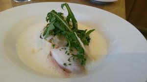 Aile De Raie A La Vapeur Sur Une Tombee De Pousses D Epinards Emulsion Au Parmesan Picture Of Restaurant Bistronome Strassen Tripadvisor
