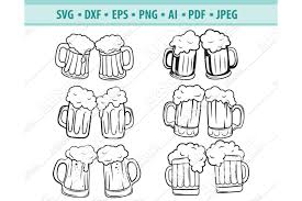 Beer beer mug icons and vector packs for sketch, adobe illustrator, figma and websites. Beer Svg Alcohol Svg Beer Mugs Svg Drink Dxf Png Eps 729706 Cut Files Design Bundles