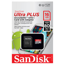 Sandisk extreme plus microsd card for action cams and drones | official product overview. Sandisk 16gb Ultra Plus Microsdhc Class 10 Uhs 1 Flash Memory Card With Adapter Micro Center