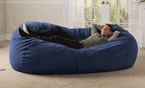 Jaxx 7 Ft Giant Bean Bag Sofa Cottoncarrier In 2020 Bean Bag Chair Giant Bean Bags Bean Bag Sofa