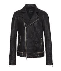 Conroy Leather Biker Jacket Men Leathers Allsaints Spitalfields Jackets Men Fashion Leather Jacket Men Cool Jackets For Men