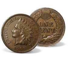 1907 Indian Head Cent Indian Head Coin Collecting Antique Coins
