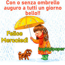 Buon Mercoledì pioggia ⋆ Toghigi♥Paper