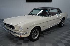Image result for Wimbledon White 1966 Mustang