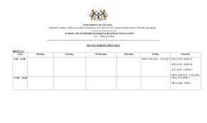 The data can change until the final publication. Recess Period Timetable Draft School Of Entrepreneurship And Business Innovation Sebi Facebook