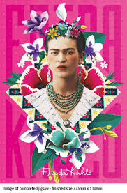 Frida kahlo, 1000 pieces, anatolian | puzzle warehouse. Adult Jigsaw Puzzle Frida Kahlo Pink 1000 Piece Jigsaw Puzzles Flame Tree Studio 9781787556102 Amazon Com Books