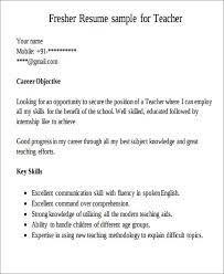 How to write a curriculum vitae even if you have no experience. Resume For Fresher Teacher Job The Curriculum Vitae That Eats Like A Meal