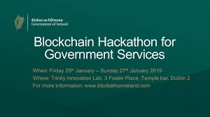 Blockchain is a technology that allows us to trade one to one but at scale. Department Of Finance On Twitter Have You Heard We Are Now Just One Week Away From The First Blockathonire Hackathon With Irldeptper Where Teams Of Coders And Programmers Will Pitch Technical Solutions