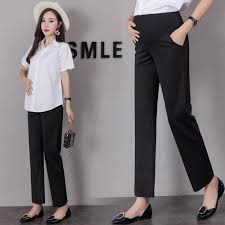 Sublimation short sleeve geometric maternity pregnancy top blouse work attire. High Quality Pregnant Pants Maternity Clothes For Pregnant Women Work Office Casual Trousers Pregnancy Pant Gestante Clothing Pants Capris Aliexpress