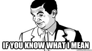 It also investigates new and. If You Know What I Mean Image Gallery Teh Meme Wiki Fandom