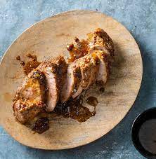 Roasted Pork With Beer Mustard Glaze Savory Recipe Pork Recipes Easy Pork Beer Mustard