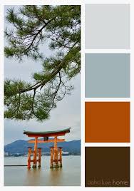 All furniture, lighting, doors and ceiling decor elements are done in that style. Japanese Interior Design Colors