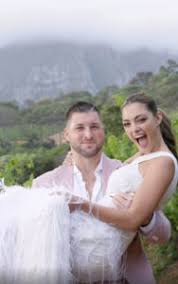 I think the wedding is tonight. Tim Tebow Marries Miss Universe 2017 It Was 100 Percent Worth The Wait God Tv
