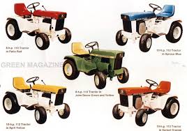 John Deere Custom Color Lawn Tractors Green Magazine